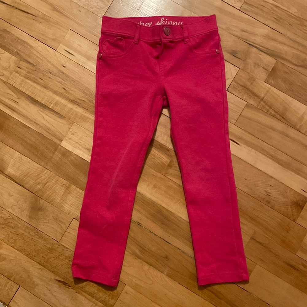 Gymboree Super Skinny Hot Pink Kids Pants Size 5